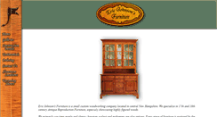 Desktop Screenshot of ericjohnsonfurniture.com